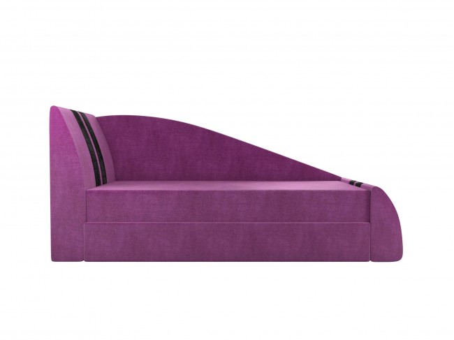Детская кровать Мустанг Левая 77х142 Фиолетовый , артикул 10017424