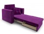 Кресло кровать Санта Микровелюр Фиолетовый Брус сосны, Фанера, ДСП 103х90х82, артикул 10118642 фото 8