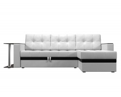 Угловой диван из кожи Атланта М (экокожа)