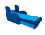 Кресло кровать Алан Астра (плюшевого типа) Синий Массив 80х95х95, артикул 10029524 фото 3