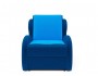 Кресло кровать Алан Астра (плюшевого типа) Синий Массив 80х95х95, артикул 10029524 фото 7