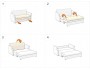 Кресло кровать Кармен 2 Астра (плюшевого типа) Бежевый Массив сосны 80х95х80, артикул 10029742 фото 8