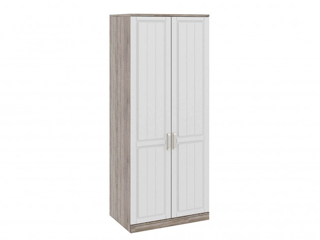 Шкаф для одежды с 2 мя глухими дверями Прованс Белый 90х217х58 МДФ, артикул 10027980