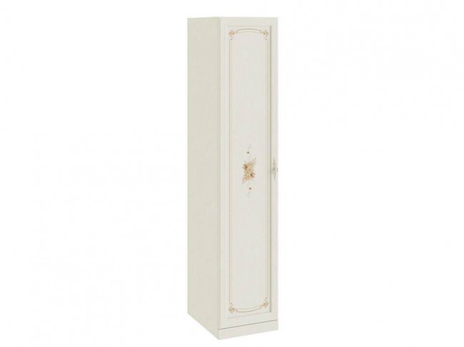 Шкаф для белья с 1 дверью Лючия Белый 44х216х58 ДСП, МДФ, артикул 10028123
