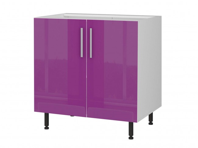 Шкаф напольный двухдверный Хелена 80 см Фиолетовый 80х82х56 МДФ, Пленка ПВХ, артикул 10030187