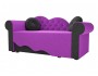 Диван Кровать детская Тедди 2 Левая (170х70) Выкатной 168х82х75 Микровельвет Фиолетовый, Черный, артикул 10068706 фото 4