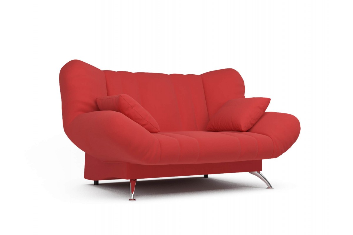 Мебель маленькие диваны. Диван клик кляк красный. Маленький диван. Диван красный раскладной. Маленький диванчик.