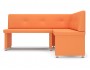 Диван, кухонный диван, уголок Кантри 168х87х129 Экокожа Оранжевый, артикул 10078467 фото 5