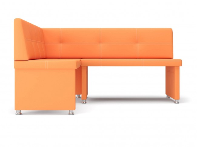 Кухонный диван, кухонный уголок Кантри 168х87х129 Экокожа Оранжевый, артикул 10078468