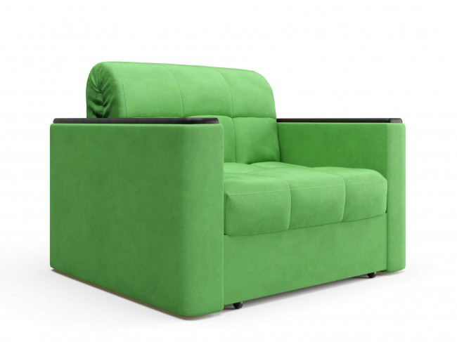 Кресло Неаполь Велюр Зеленый Металл 123х90х107, артикул 10090077