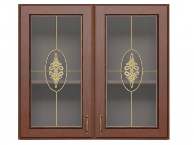 Шкаф витрина Emiliya темный (золото) 80 см, артикул 10092933