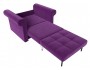 Кресло кровать Берли Вельвет Фиолетовый ЛДСП 112х80х85, артикул 10095029 фото 4