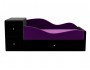 Детская кровать Дельта Правый угол 61х120 Фиолетовый, Черный Россия, артикул 10096219 фото 2
