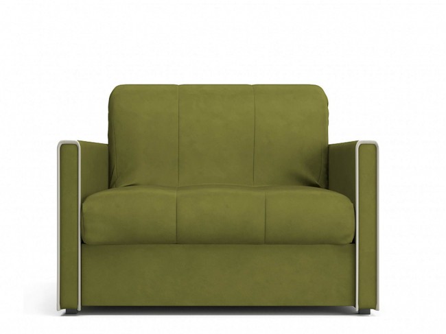 Кресло Римини Maxx Велюр Зеленый Металл 108х90х107, артикул 10110894