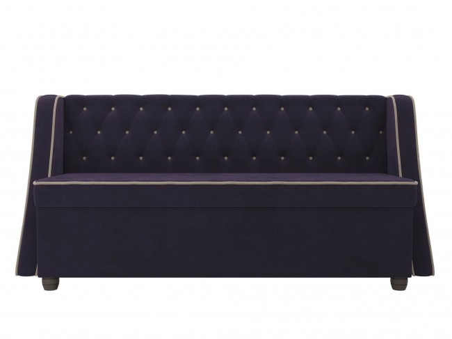 Прямой Кухонный диван, диван Лофт 188х85х67 Велюр Фиолетовый, артикул 10112100