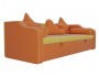 Прямой Диван Детский диван кровать Рико 209х75х102 Экокожа Оранжевый, Желтый, артикул 10152851 фото 4