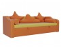 Прямой Диван Детский диван кровать Рико 209х75х102 Экокожа Оранжевый, Желтый, артикул 10152851 фото 6