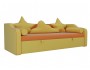 Прямой Диван Детский диван кровать Рико 209х75х102 Экокожа Оранжевый, Желтый, артикул 10152855 фото 3