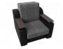 Кресло кровать Сенатор (80х190) Рогожка Черный, Серый ЛДСП 112х93х110, артикул 10184988 фото 4