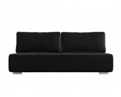 Кожаный прямой диван Уно (142x200)