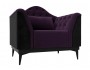 Кресло Флорида Велюр Фиолетовый, Черный ЛДСП 104х95х87, артикул 10197495 фото 6