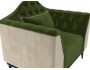 Кресло Флорида Микровельвет Зеленый, Бежевый ЛДСП 104х95х87, артикул 10197472 фото 4