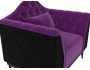 Кресло Флорида Микровельвет Фиолетовый, Черный ЛДСП 104х95х87, артикул 10197476 фото 4