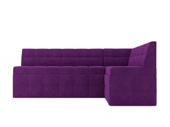 Угловой Кухонный уголок, диван, кухонный диван Атлантис Дельфин 190х84х120 Микровелюр Фиолетовый, артикул 10247870