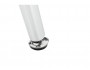 Vasko белый Стол стеклянный Прозрачный Хромированный металл 90х76х90 , артикул 10262187 фото 5