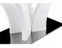 Horns 120 super white Стол стеклянный Белый, Super МДФ, Металл 120х76х80 , артикул 10262188 фото 6