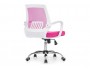 Ergoplus белое / розовое Компьютерное кресло Розовый Пластик, Хромированный металл , артикул 10262299 фото 5