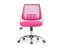 Ergoplus белое / розовое Компьютерное кресло Розовый Пластик, Хромированный металл , артикул 10262299 фото 6