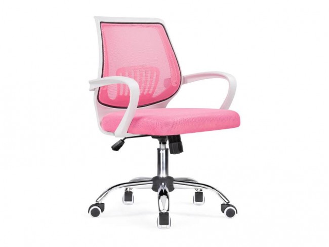 Ergoplus pink / white Компьютерное кресло Сетка Розовый Металл 84х55, артикул 10262438