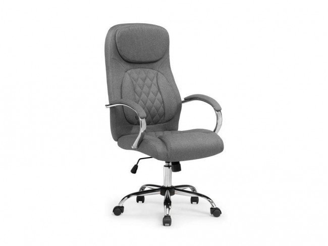 Tron gray fabric Компьютерное кресло Ткань Серый Хромированный металл 111х70, артикул 10262466
