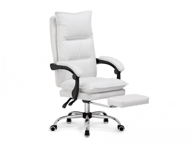 Fantom white Компьютерное кресло Экокожа Белый Металл 114х55, артикул 10262494
