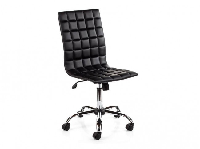 Strong черный Компьютерное кресло Искусственная кожа Черный Хромированный металл 43х91х55, артикул 10262505