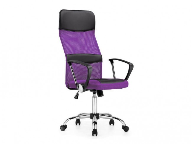Arano фиолетовое Компьютерное кресло Фиолетовый Пластик, Хромированный металл , артикул 10262508