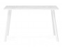 Тринити Лофт 120 25 мм сабия / белый матовый Стол деревянный Сабия, Белый Металл 120х75х60 , артикул 10262799 фото 2