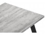 Тринити Лофт 140 25 мм бетон / матовый черный Стол деревянный Бетон, Серый Металл 140х75х80 , артикул 10262943 фото 2
