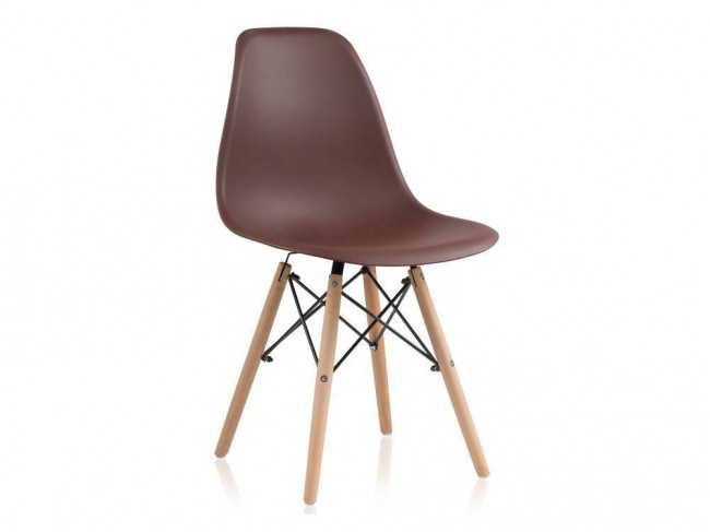 Eames PC 015 brown Стул деревянный Массив бука Коричневый 46х83х52, артикул 10263200