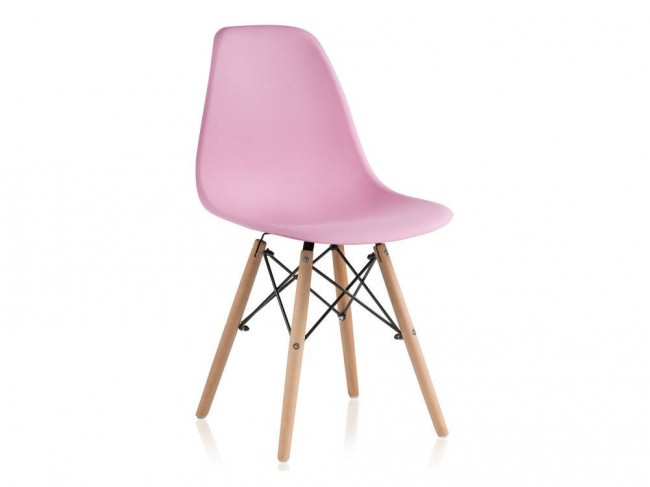 Eames PC 015 light pink Стул деревянный Металл, Массив бука Розовый 46х83х52, артикул 10263201