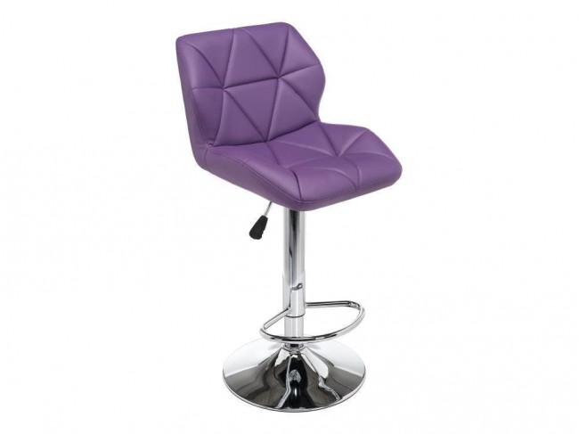 Trio фиолетовый Барный стул Хромированный металл Фиолетовый 41х87х50, артикул 10264121