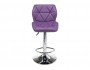 Trio фиолетовый Барный стул Хромированный металл Фиолетовый 41х87х50, артикул 10264121 фото 4