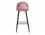 Dodo 1 pink with edging / black Барный стул Окрашенный металл Розовый 105х51, артикул 10264214 фото 2
