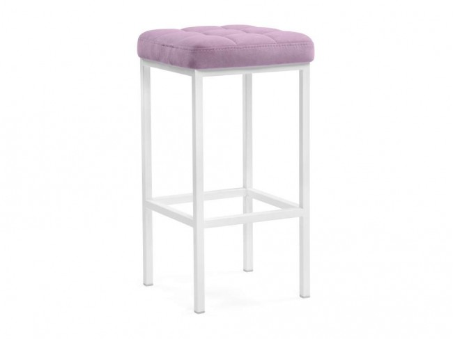 Лофт катания лаванда / белый матовый Барный стул Окрашенный металл Розовый 65х35, артикул 10264245
