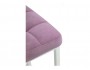 Лофт катания лаванда / белый матовый Барный стул Окрашенный металл Розовый 65х35, артикул 10264245 фото 6