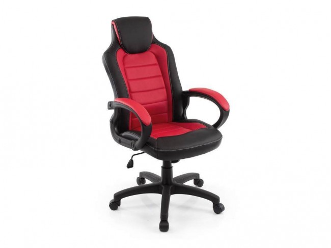 Kadis темно красное / черное Компьютерное кресло Черный, Красный Пластик , артикул 10262273