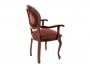 Кресло Adriano 2 вишня / патина Стул деревянный Ткань Красный Массив бука 96х55, артикул 10263244 фото 5