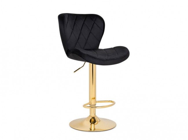 Porch черный / золотой Барный стул Окрашенный металл Черный 89х53, артикул 10264108