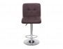 Paskal brown Барный стул Хромированный металл Коричневый 92х47, артикул 10264196 фото 4